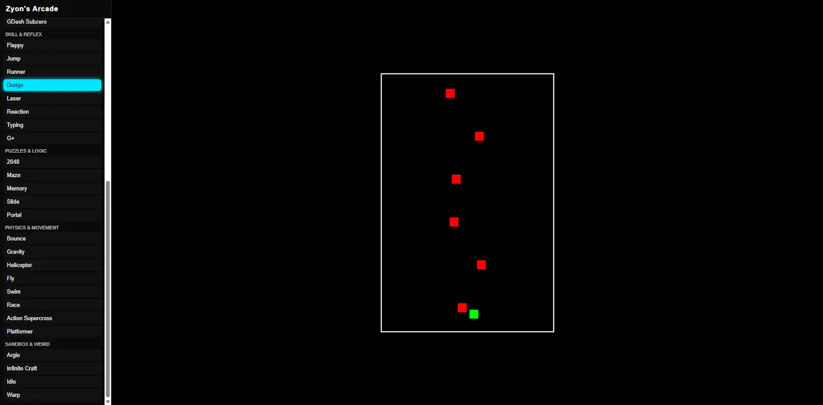 Zyon's Arcade screenshot 1