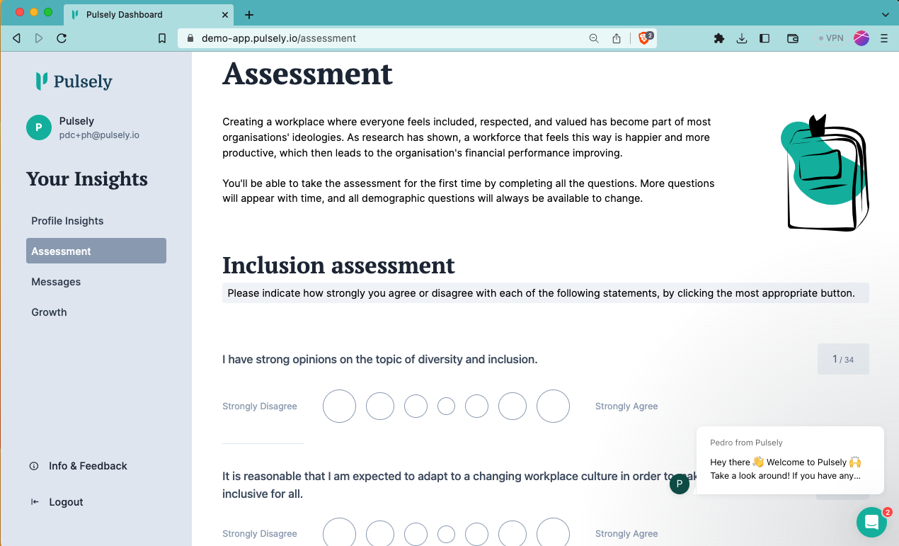 Pulsig - Evalueer de niveaus van welzijn en inclusie op de werkplek media 4
