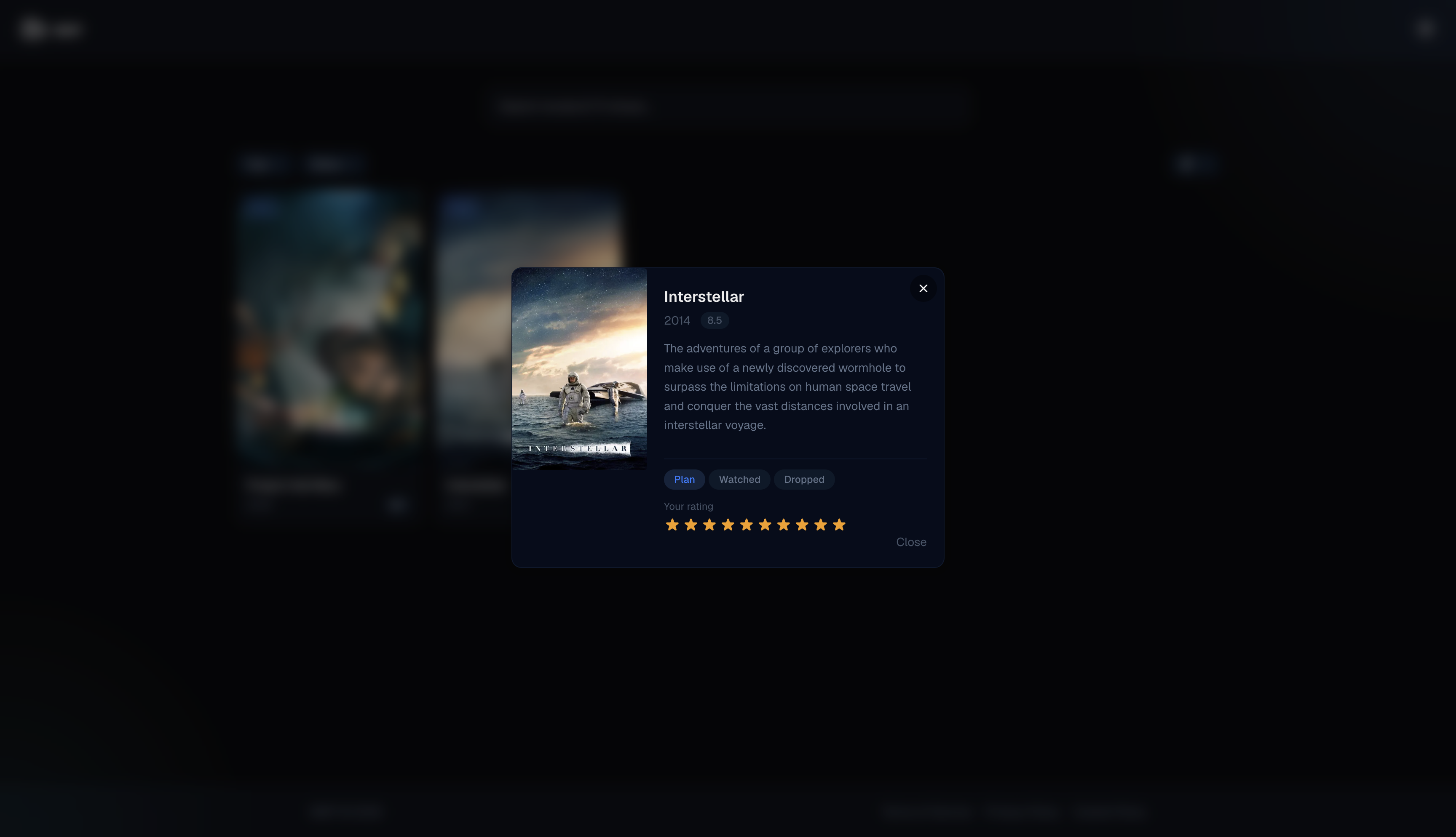 Minimalist Movie Tracker gallery image