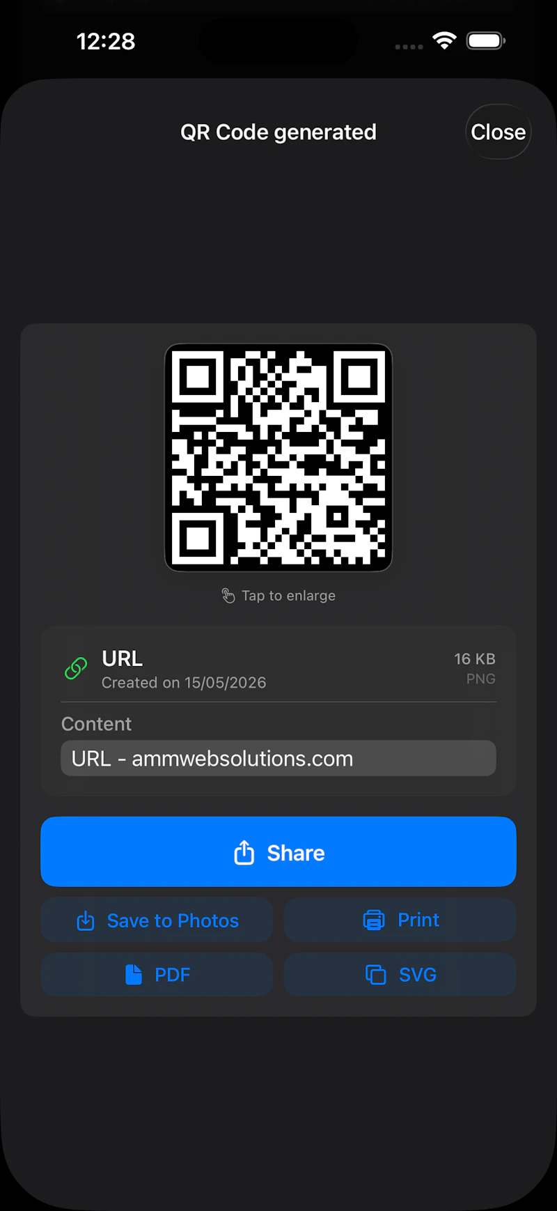 Qrimba screenshot 3