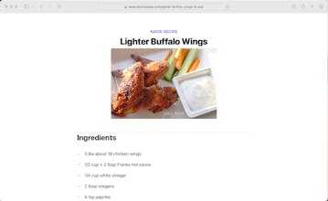 Rapid Recipe gallery image