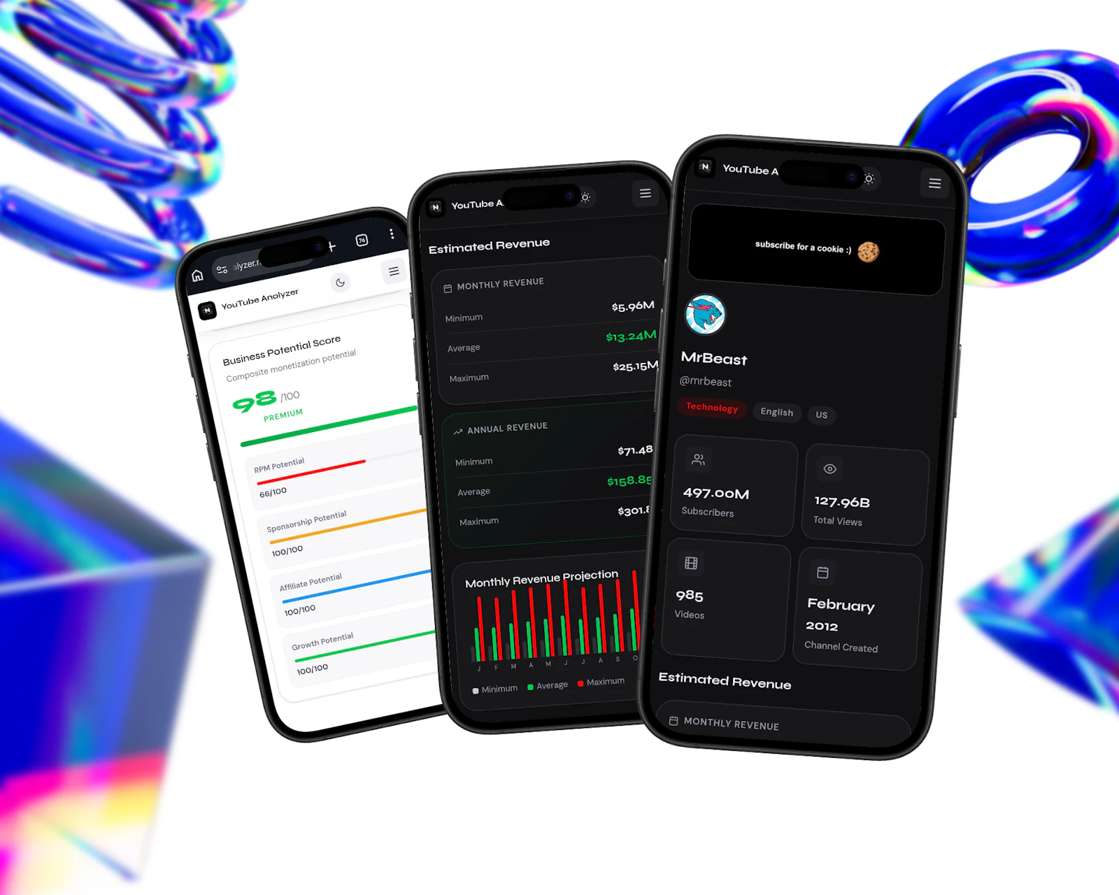 YouTube Analyzer by Norcanto screenshot 3