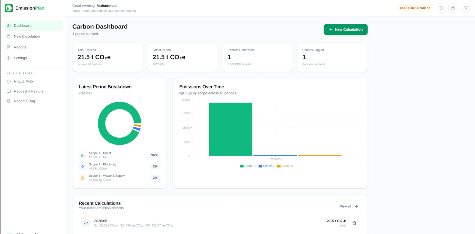 EmissionPlan screenshot 3