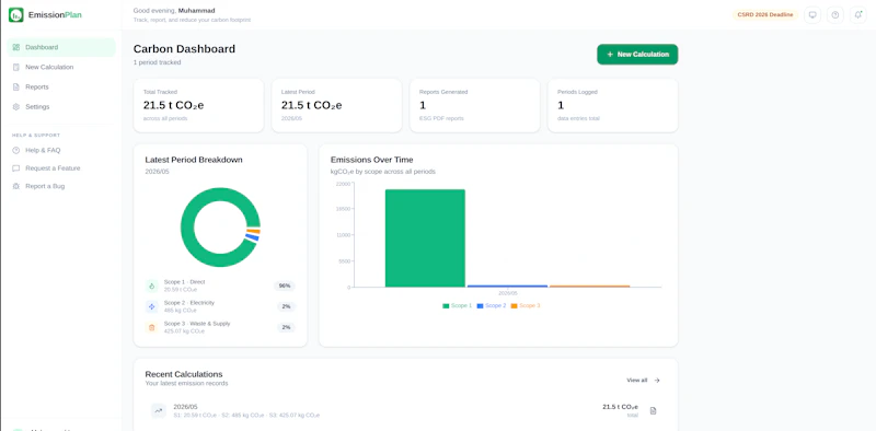 EmissionPlan screenshot 3