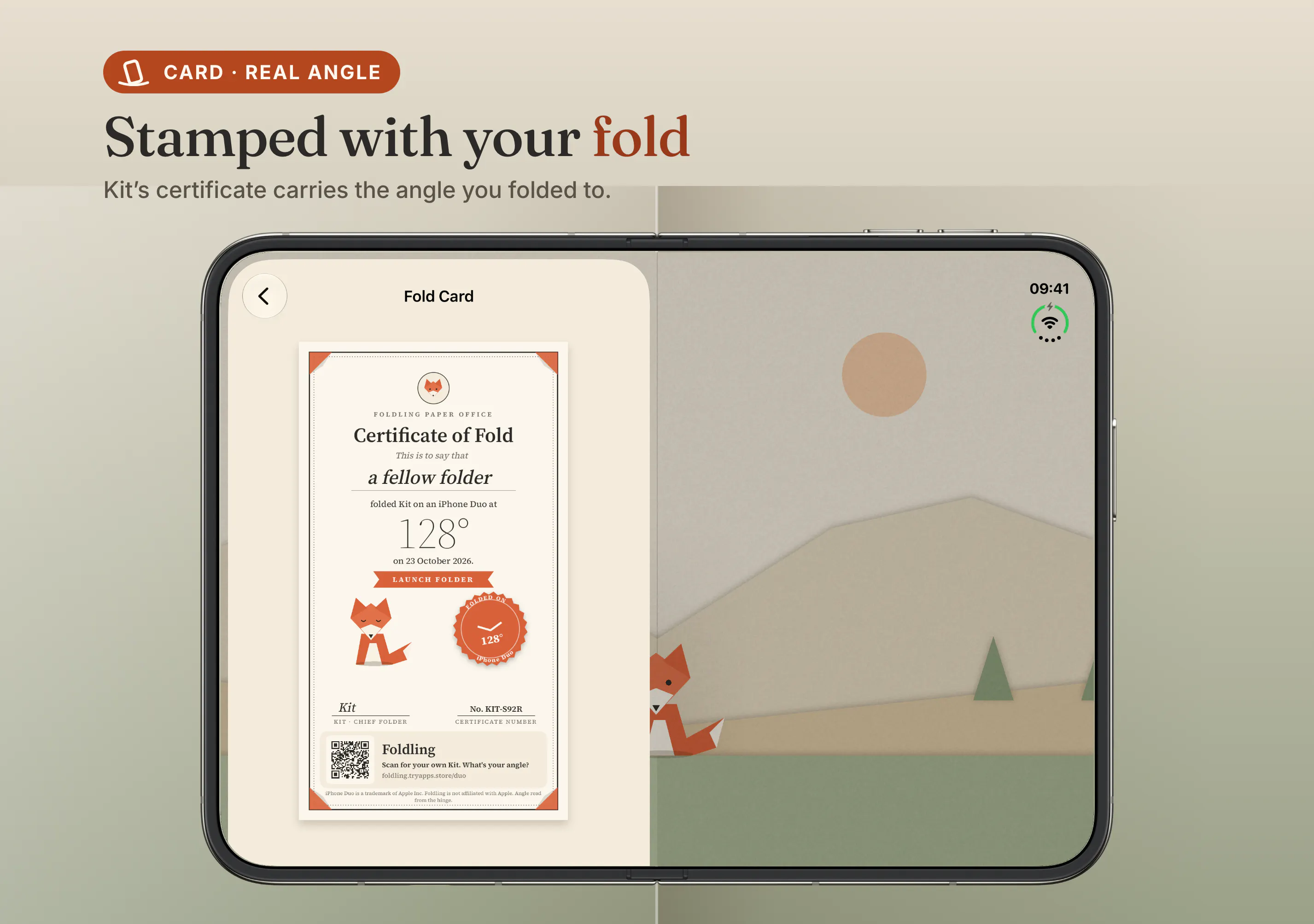 Foldling: Virtual Fox Pet gallery image