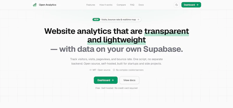 Open Analytics screenshot 1