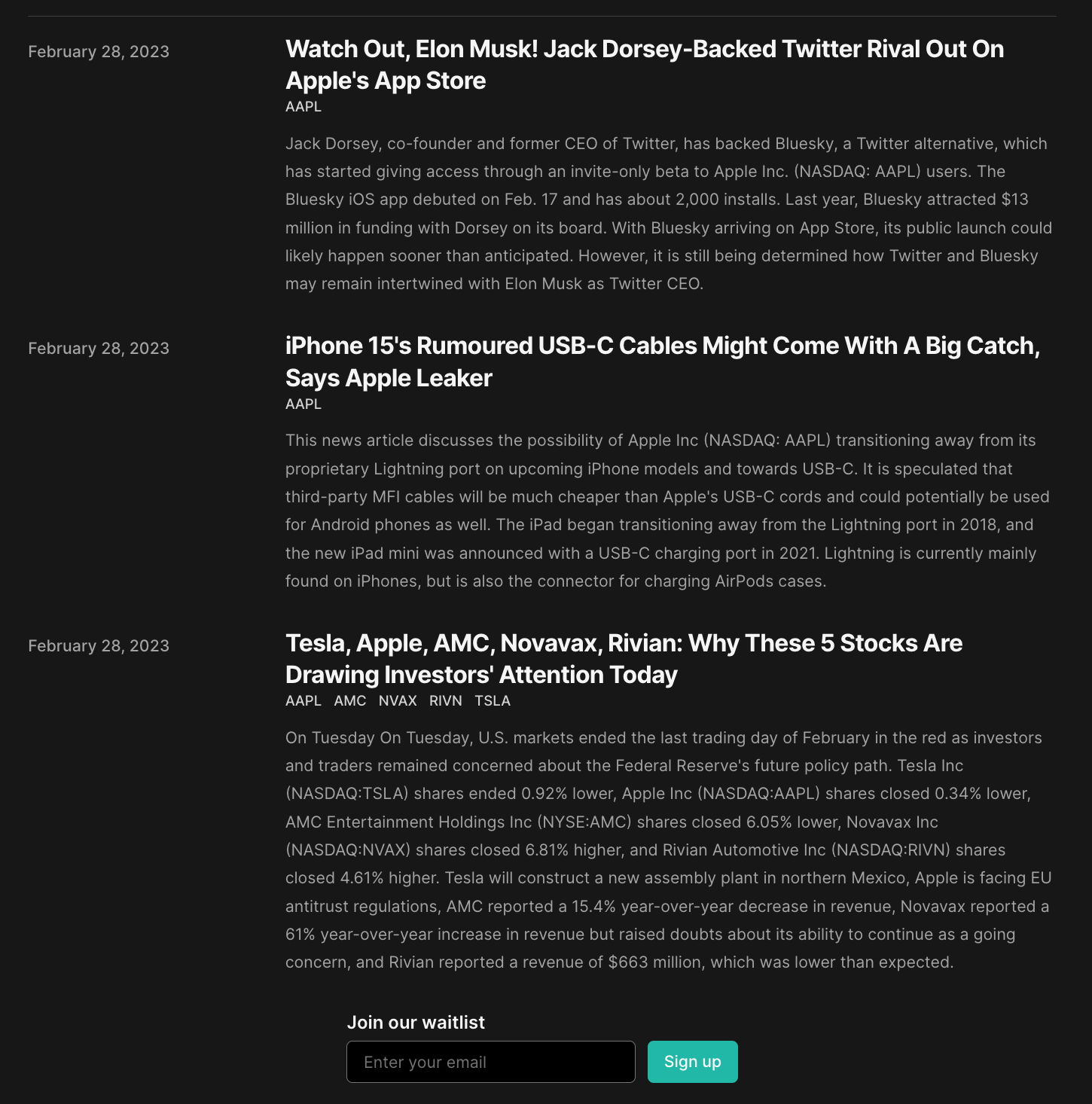 InvestingSum - GPT stock analyst media 2