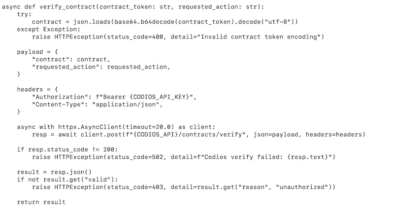Codios - AI Agent Caging Infrastructure screenshot 5