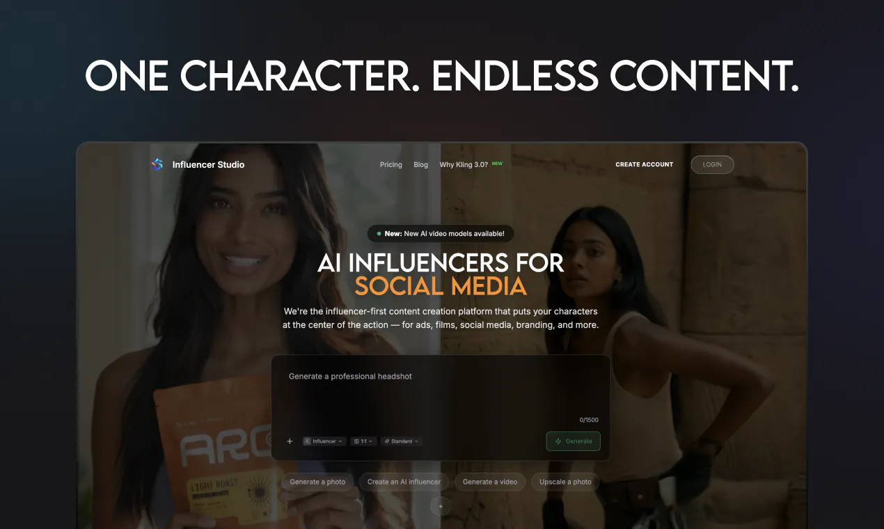 Influencer Studio gallery image