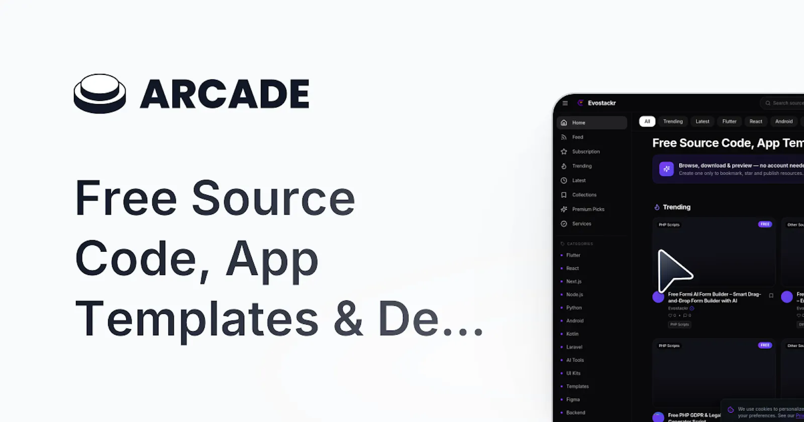 Evostackr screenshot 1