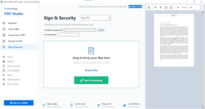 TechnoHelps PDF Studio screenshot 3