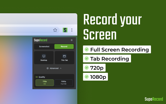 SupaRecord - Screenshot 2 showing product features and functionality