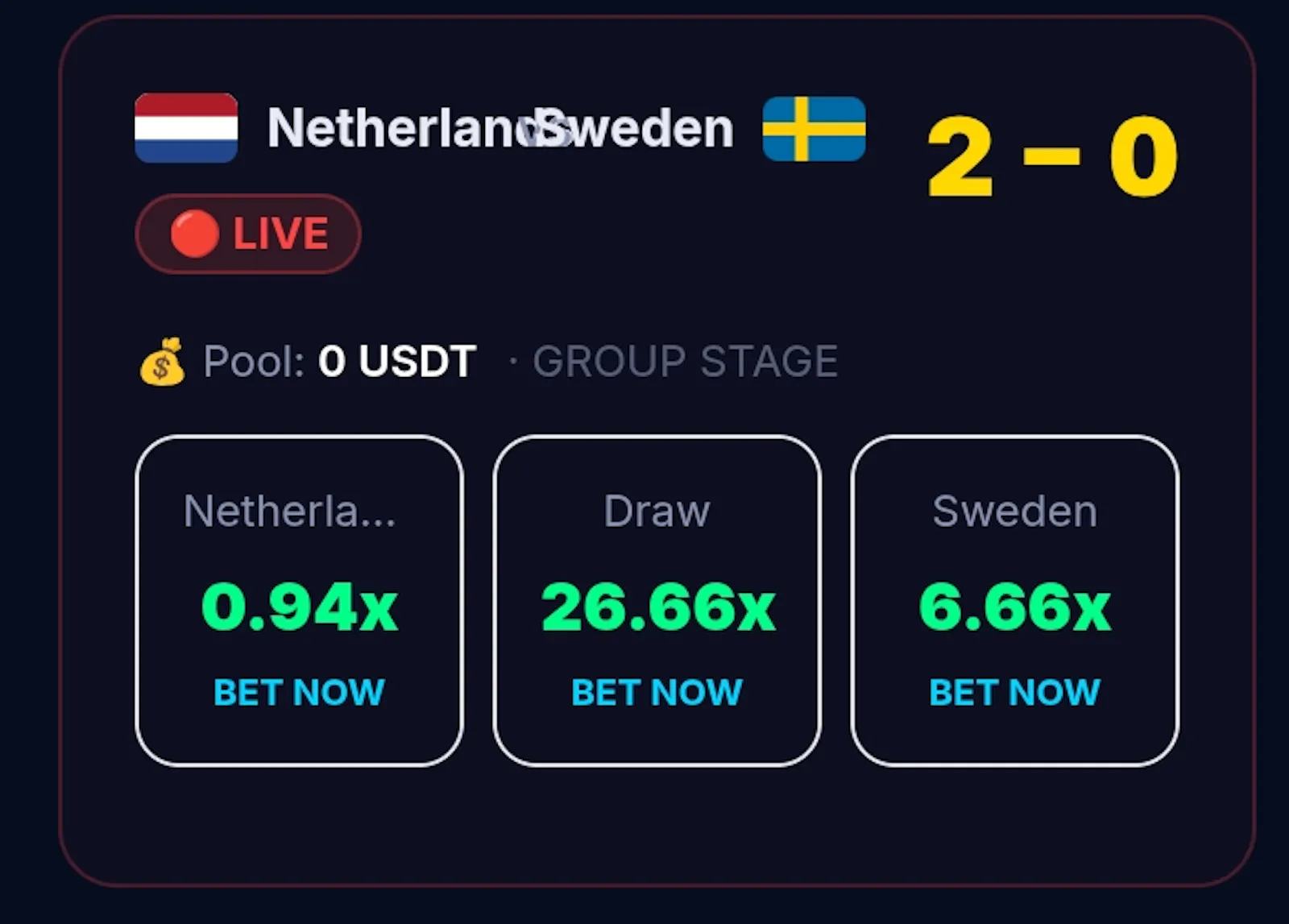 WorldCupBet 2026 Real P2P beating tron screenshot 1