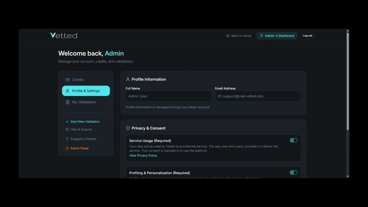Vetted: Stop Guessing, Start Validating gallery image