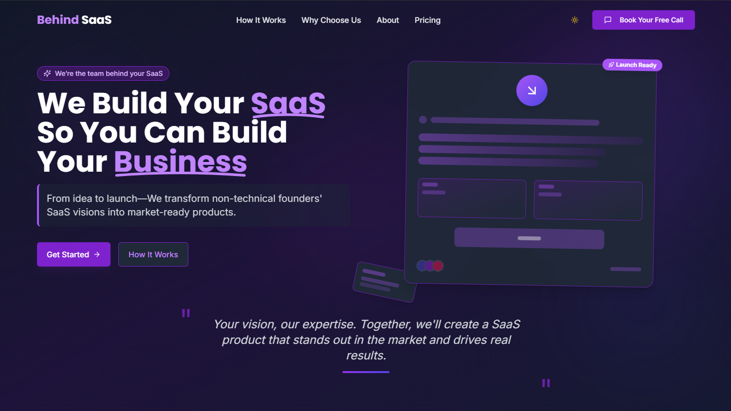 Detrás de SaaS - Tu equipo de desarrollo detrás de cada gran idea SaaS. media 1