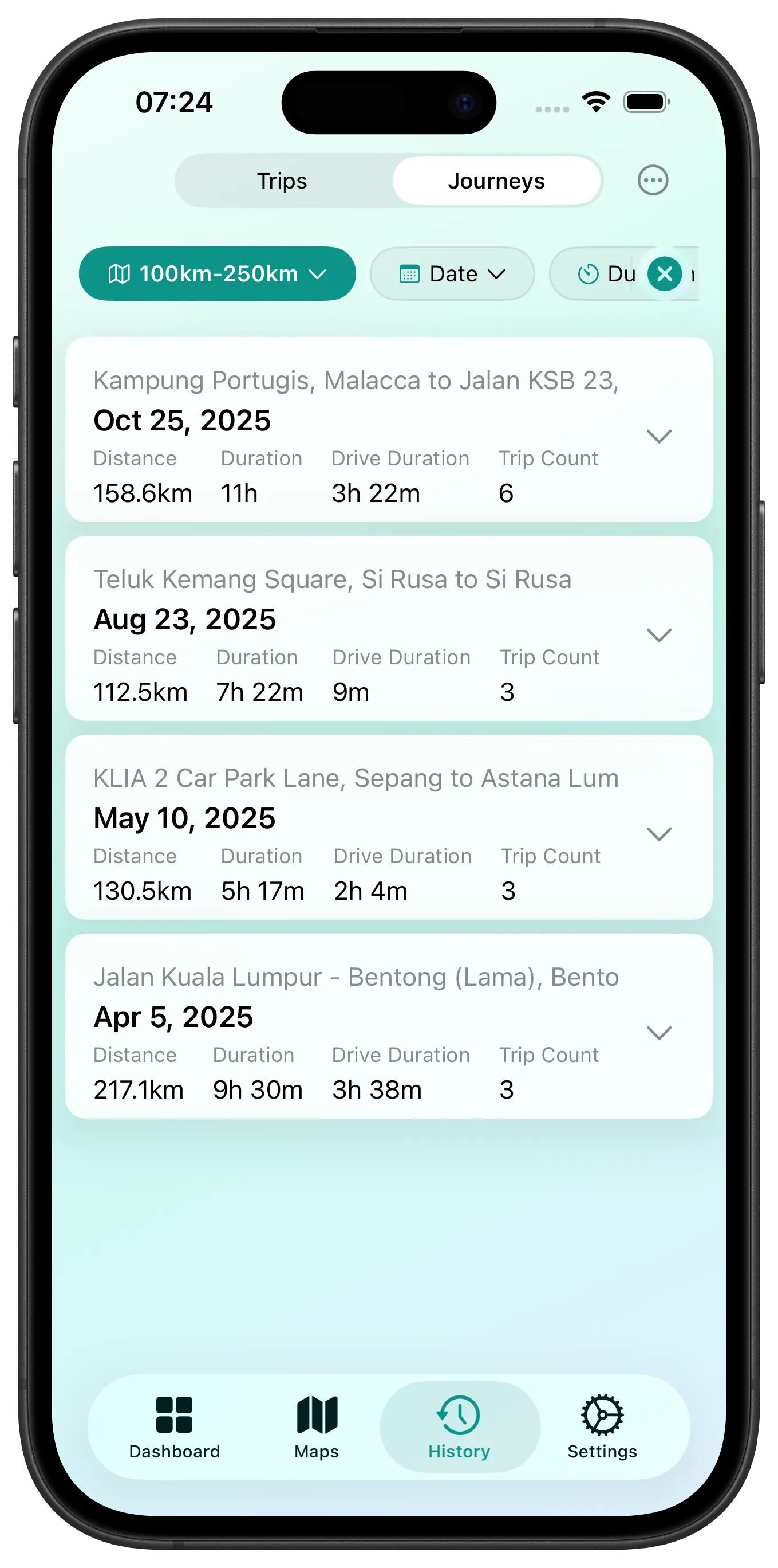 DriveStats: Private GPS Tracker - Screenshot 5 showing product features and functionality