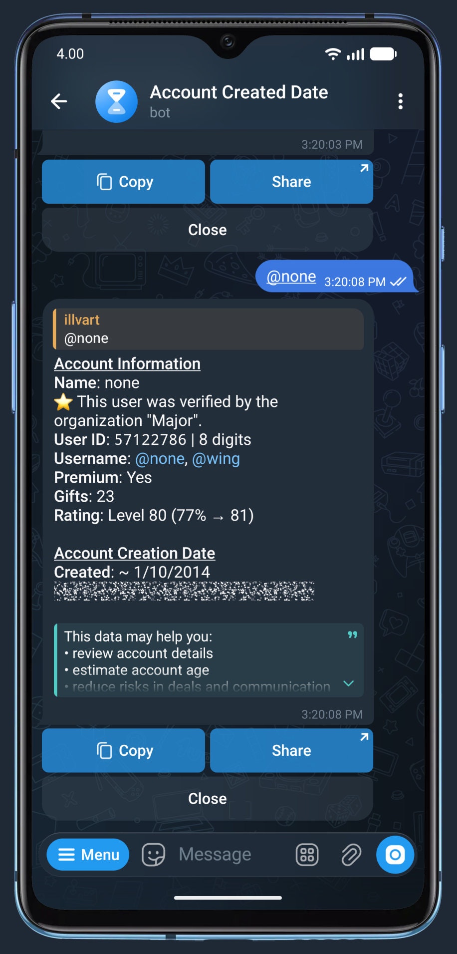 Account Created Date gallery image