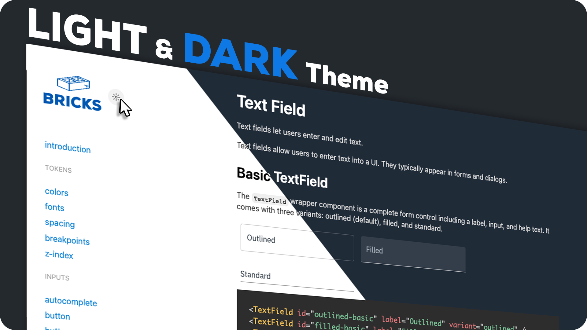 BRICKS Design System gallery image