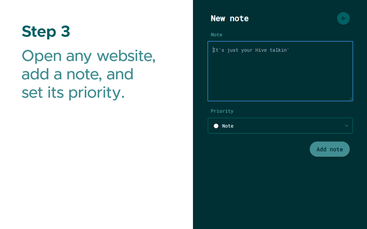 Hive Notes gallery image