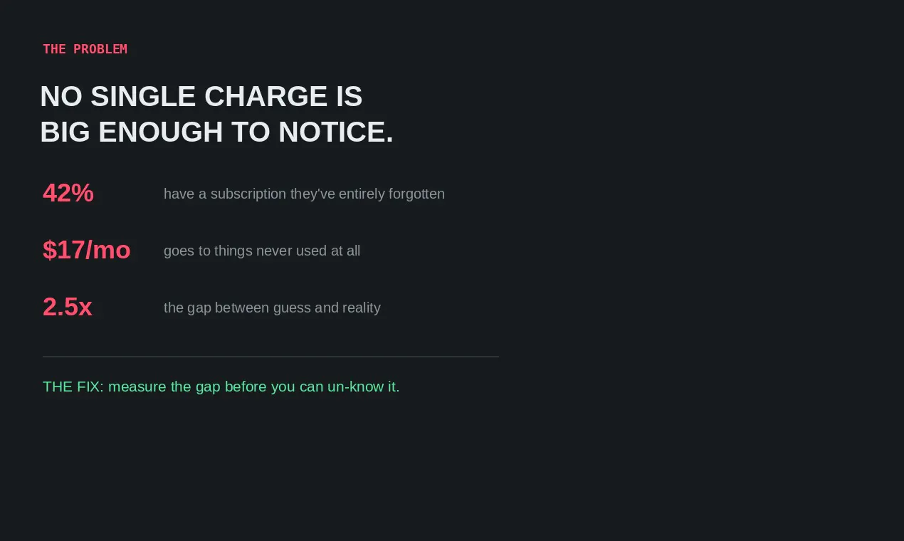 The Audit — Subscription Creep Toolkit gallery image