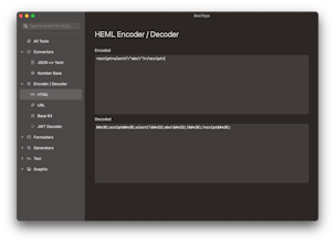 DevToys For mac gallery image