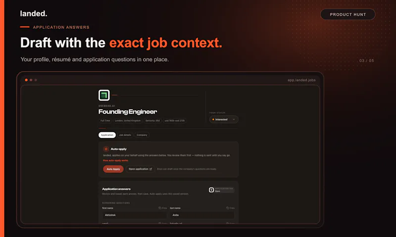 landed. screenshot 3