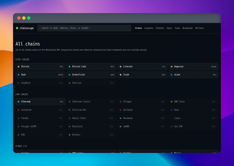 ChainScope screenshot 4