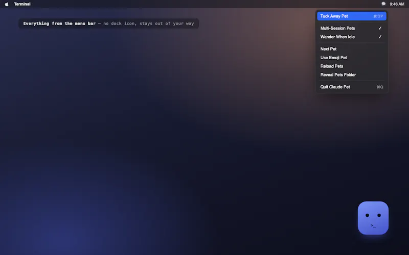 ClaudePet — a pet for Claude Code screenshot 3