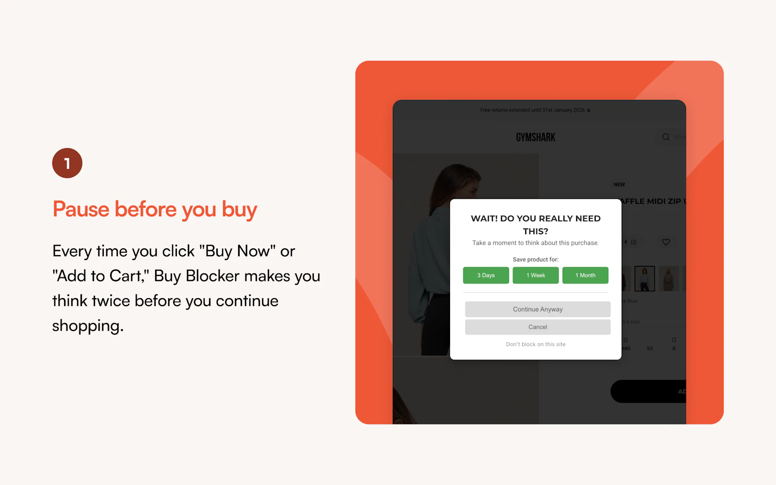 Buy Blocker screenshot 2