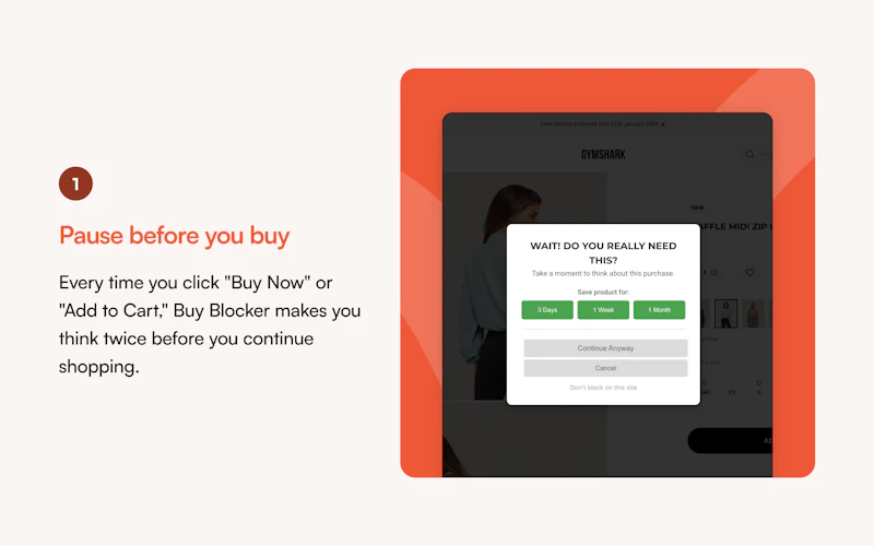 Buy Blocker screenshot 2