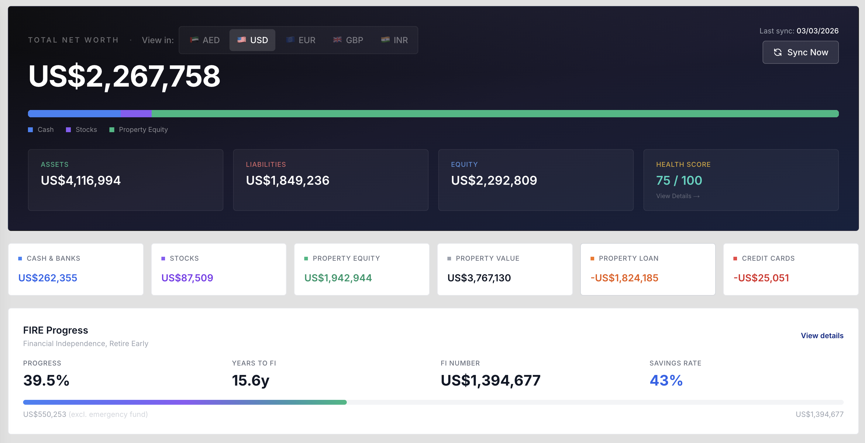 PathToFIRE - Main product screenshot demonstrating key features and user interface