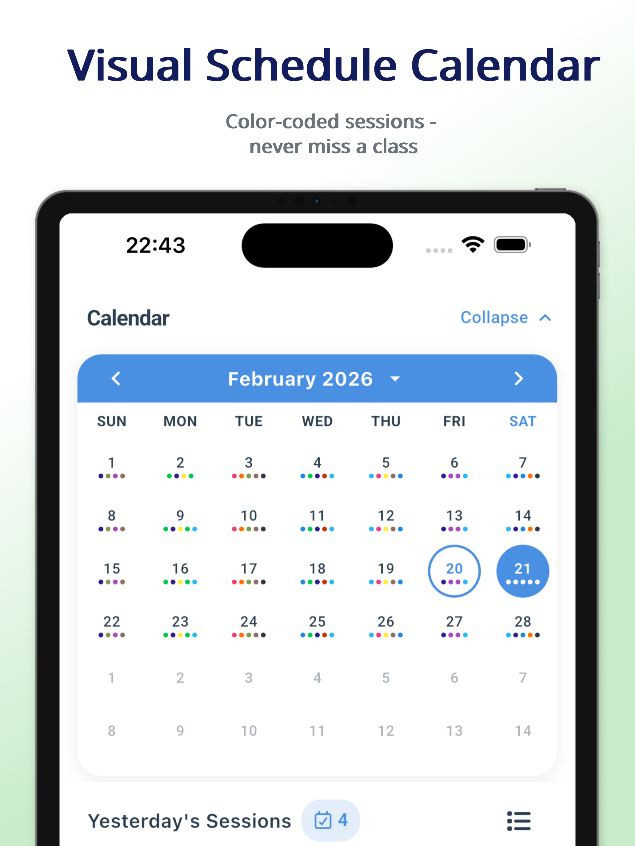 Class Schedule Management - Screenshot 2 showing product features and functionality
