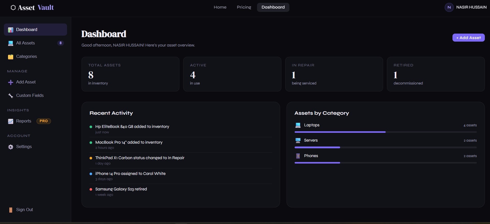 AssetVault — IT Inventory Management gallery image