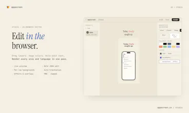 AppScreen.co, Store Screenshot Generator gallery image