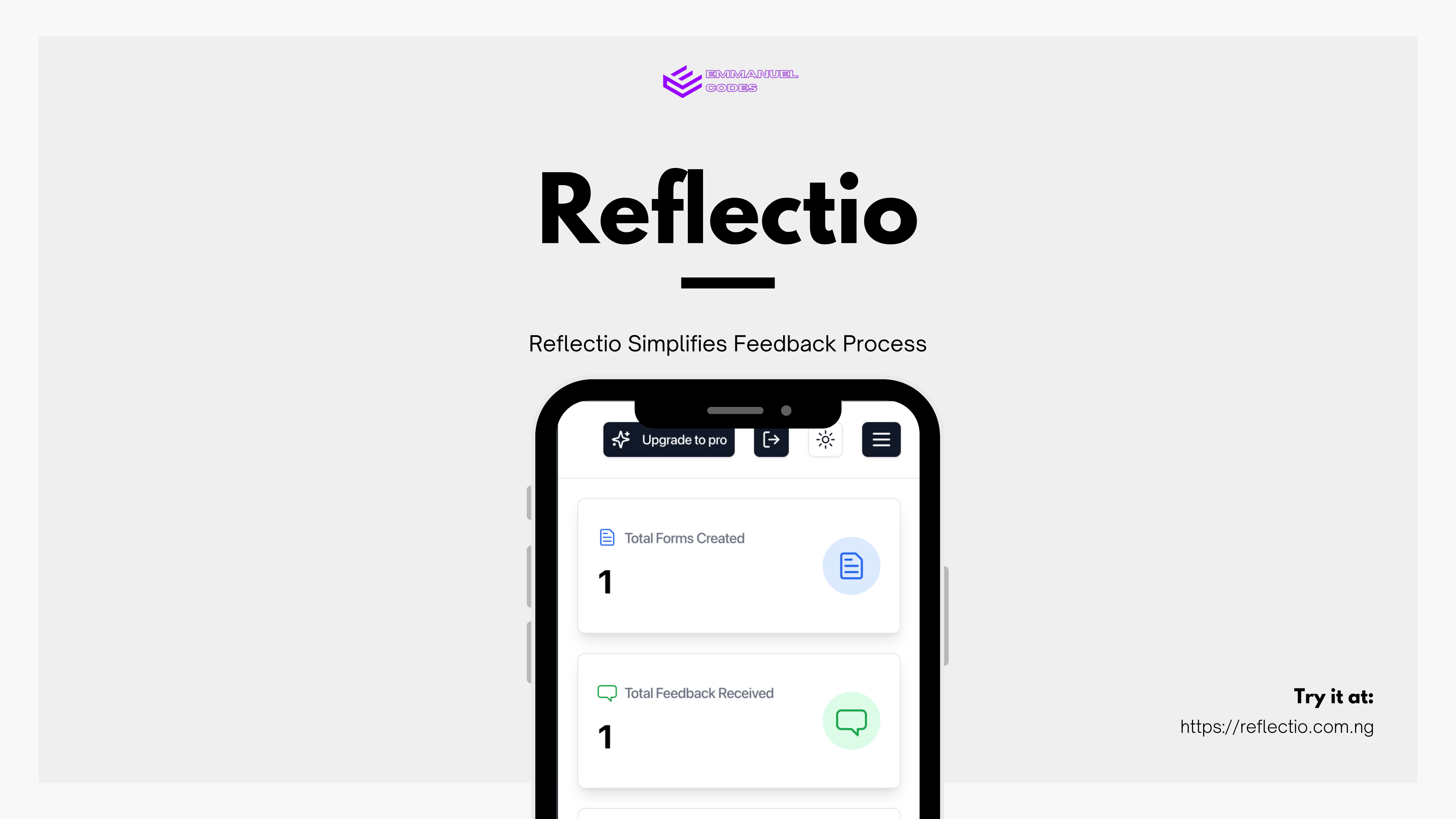 startuptile Reflectio-Simplifying the feedback process