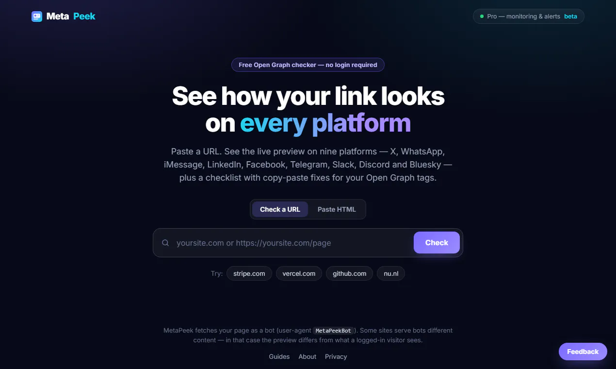 MetaPeek gallery image