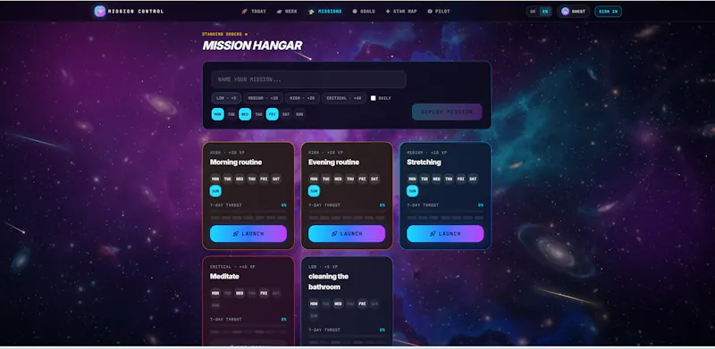 Mission Control — Daily Quest screenshot 3