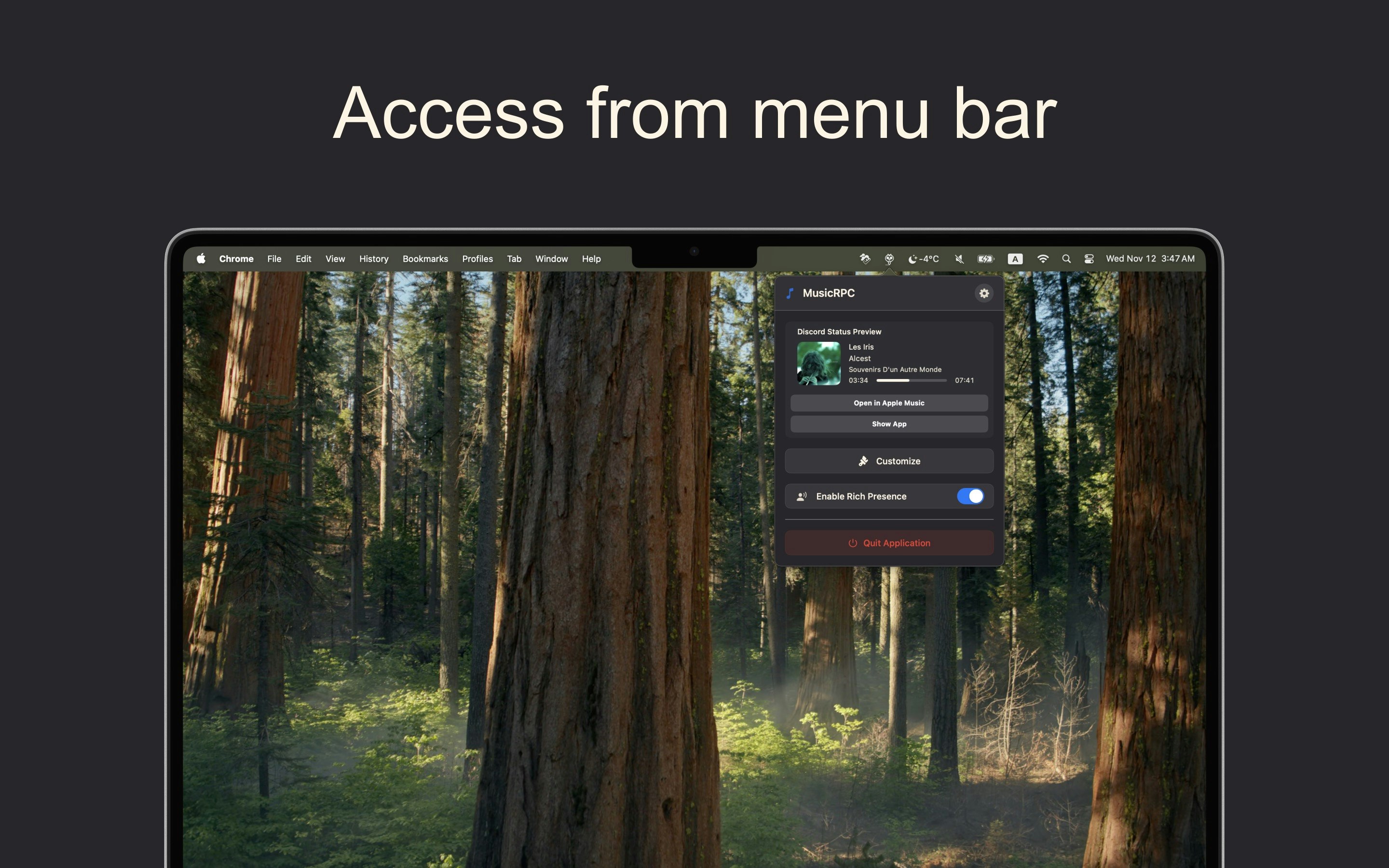 Update with status customization options - Screenshot 3 preview