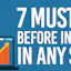7 must-dos before investing in any stock