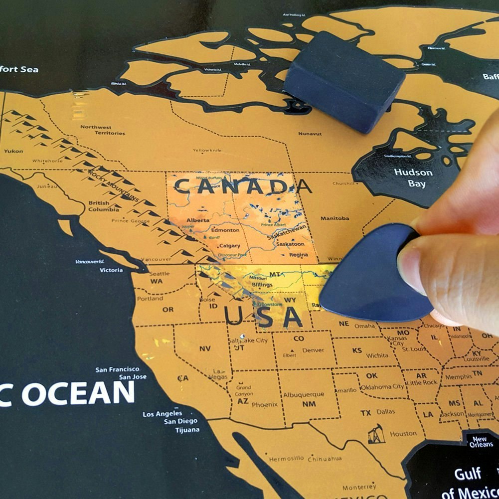 Scratch off world map gallery image