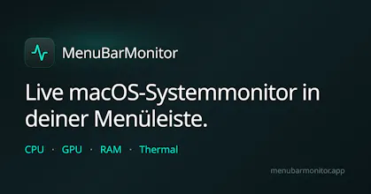 MenuBarMonitor Mac Hardware Tracking gallery image
