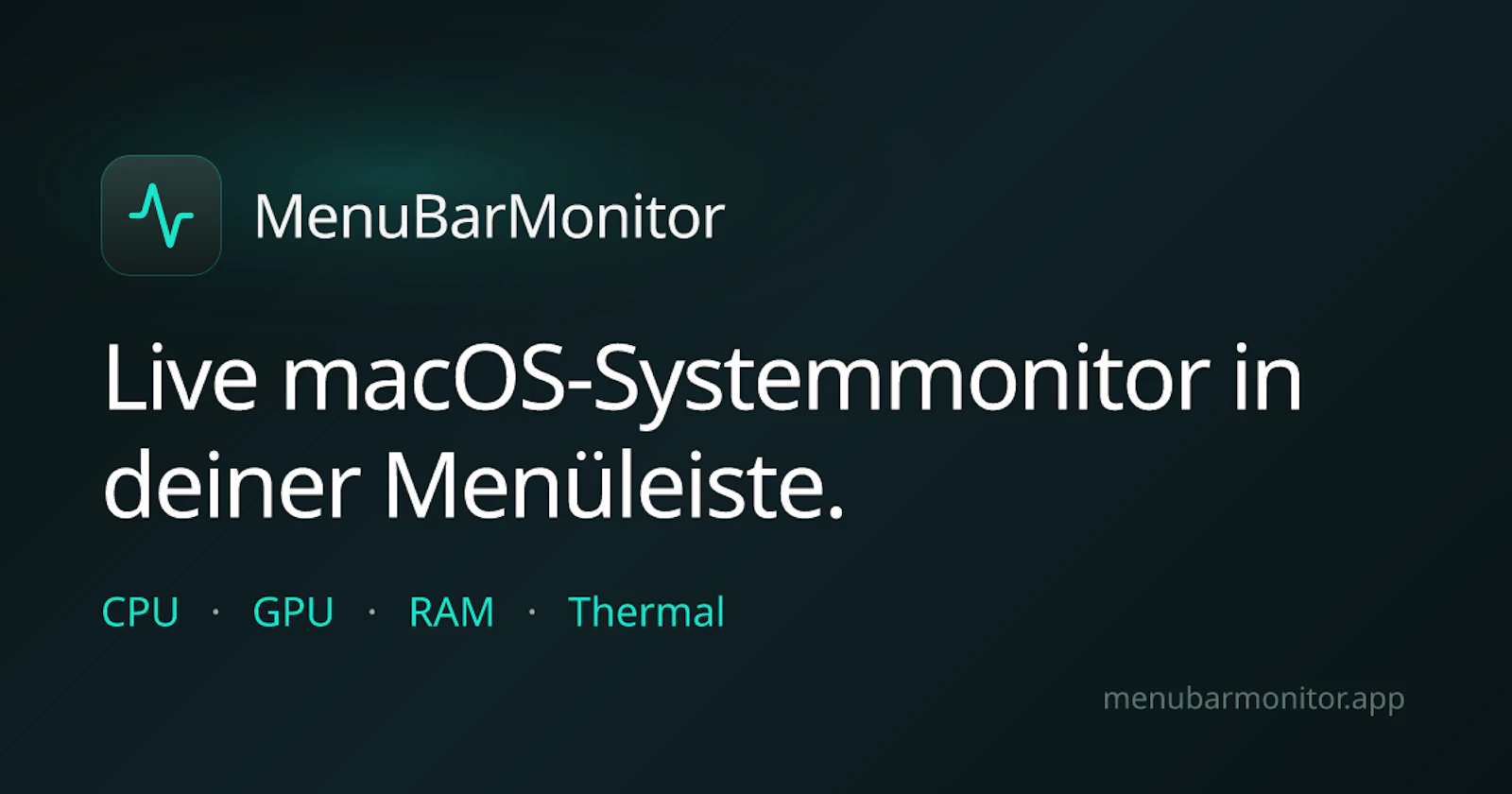 MenuBarMonitor Mac Hardware Tracking screenshot 1