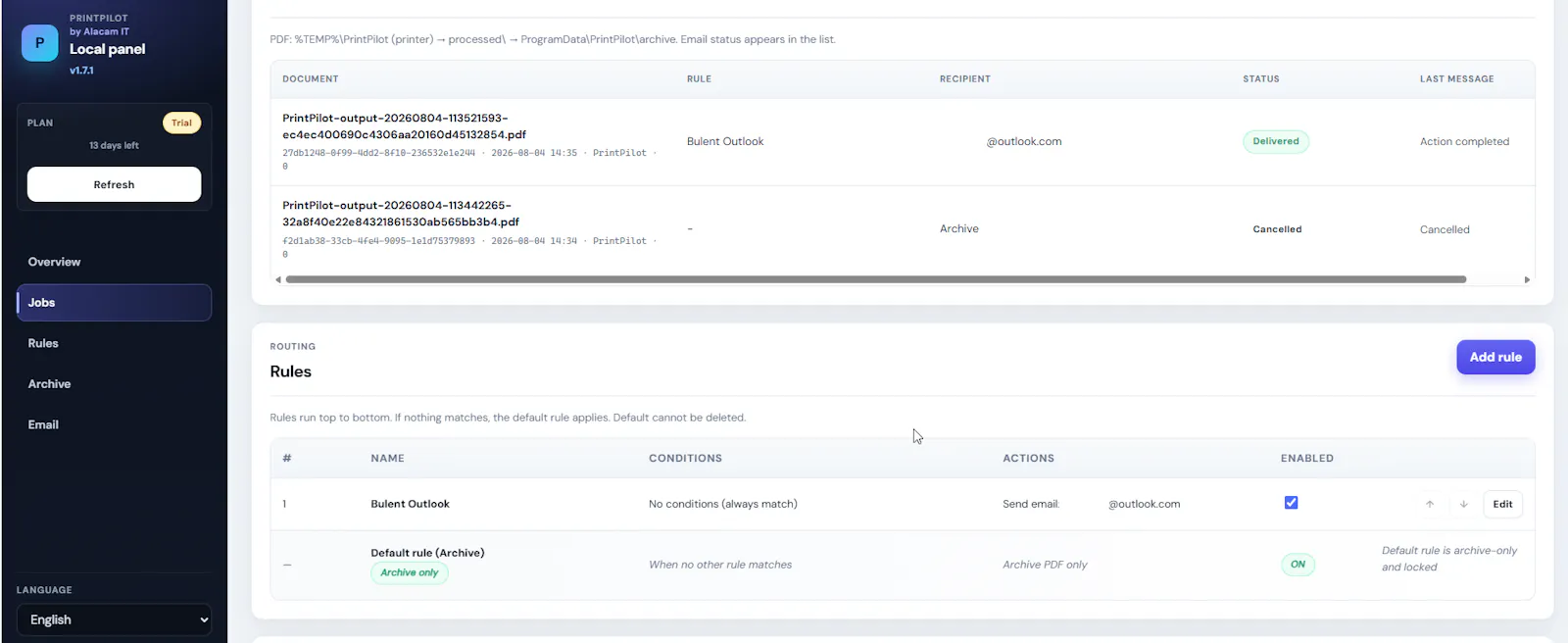 PrintPilot screenshot 5