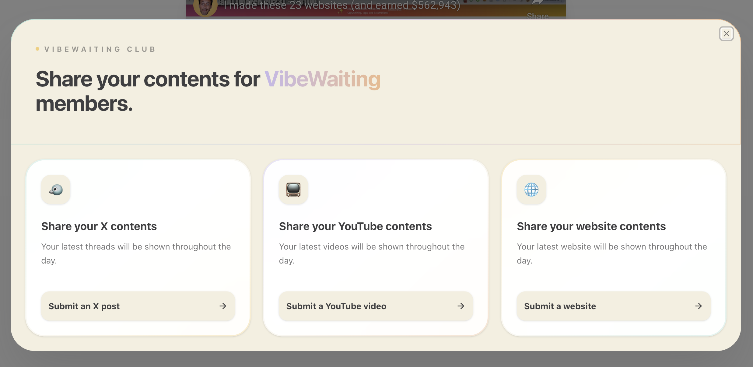 VibeWaiting Club gallery image