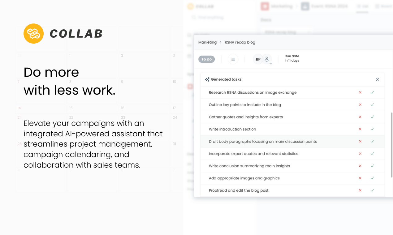 startuptile Collab-Unified Project Management & Campaign Calendaring