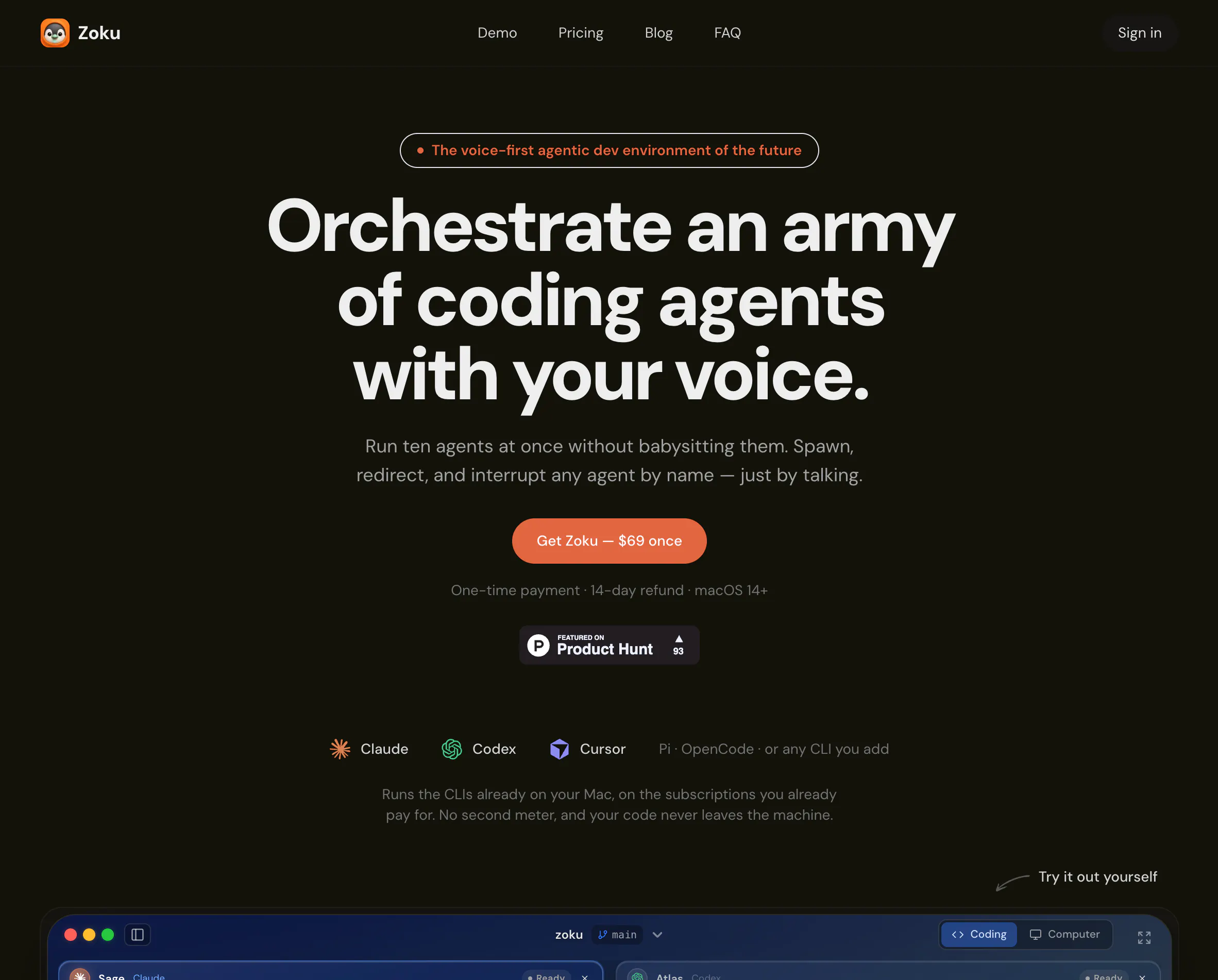 HeyZoku - Hands Free Coding screenshot 1