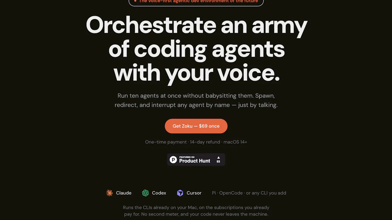 HeyZoku - Hands Free Coding product