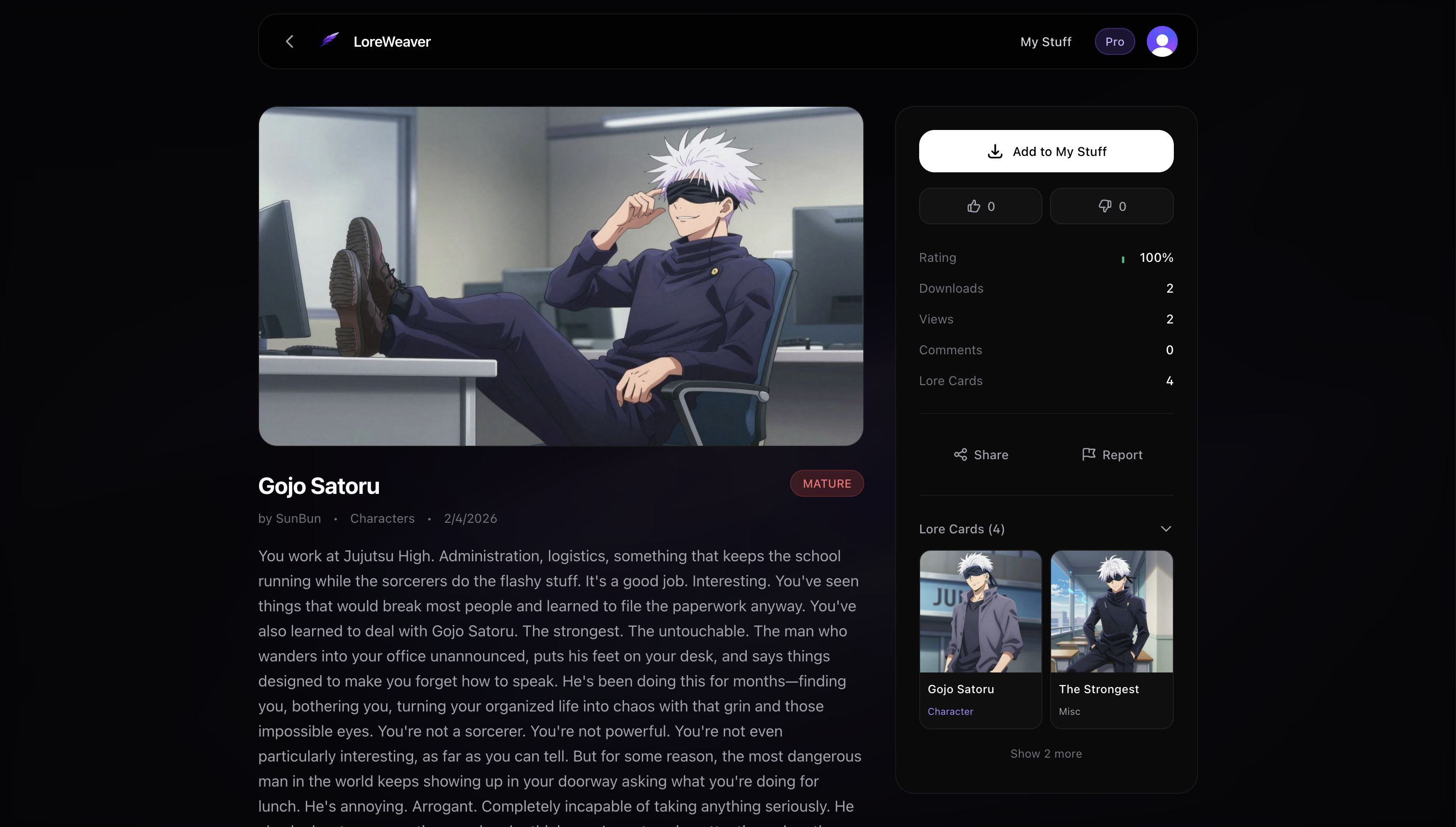 LoreWeaver AI gallery image