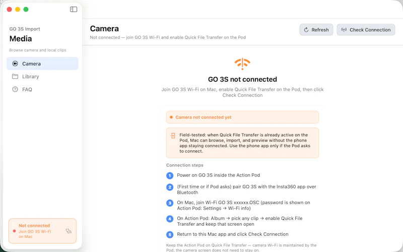 Insta360 Camera Import for Mac screenshot 4