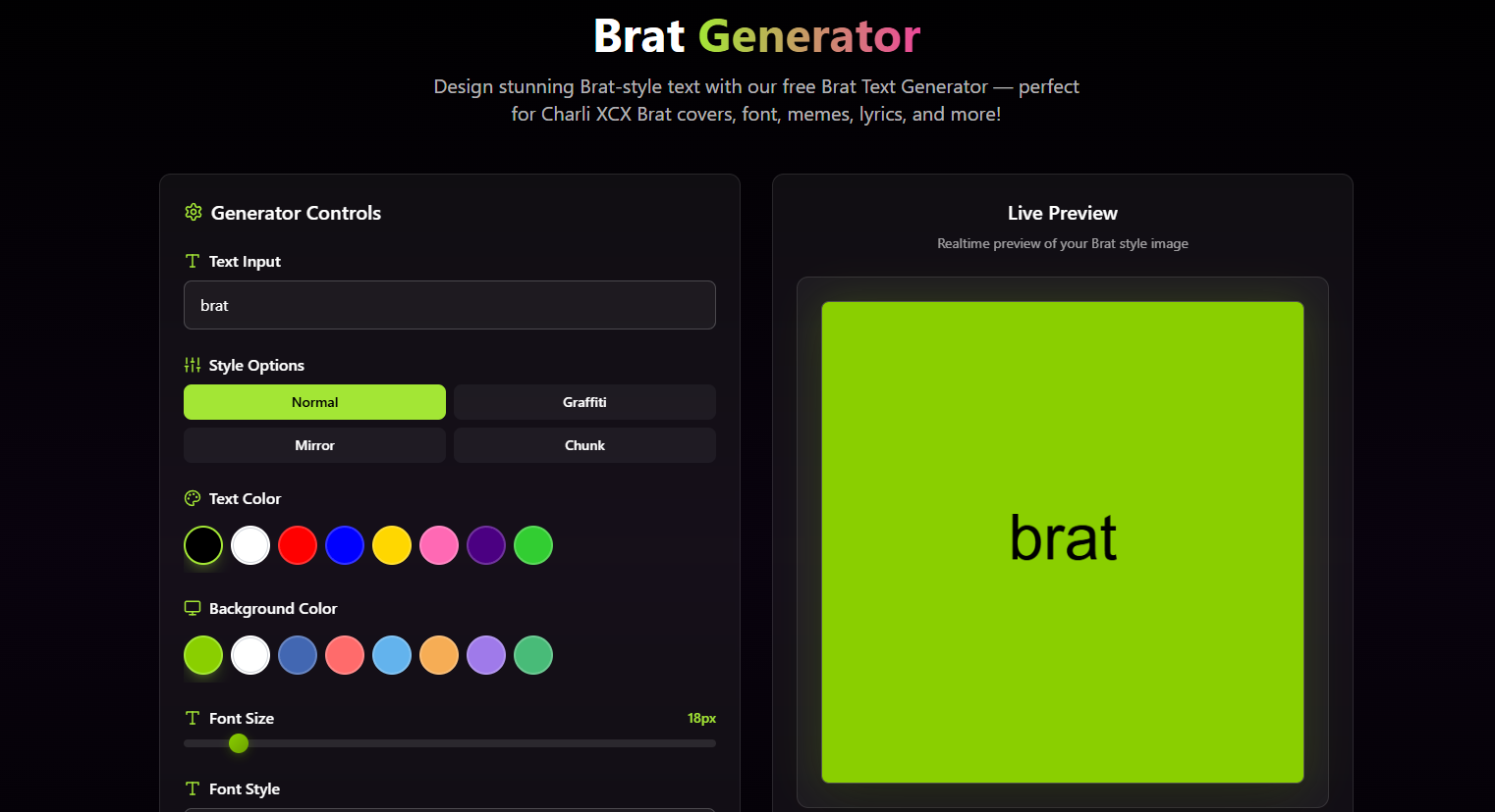 Brat Generator gallery image